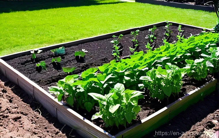 자급자족을 위한 토양 관리 기술 - **Prompt:** "A vibrant, active compost pile, featuring various stages of decomposition. Fresh green ...